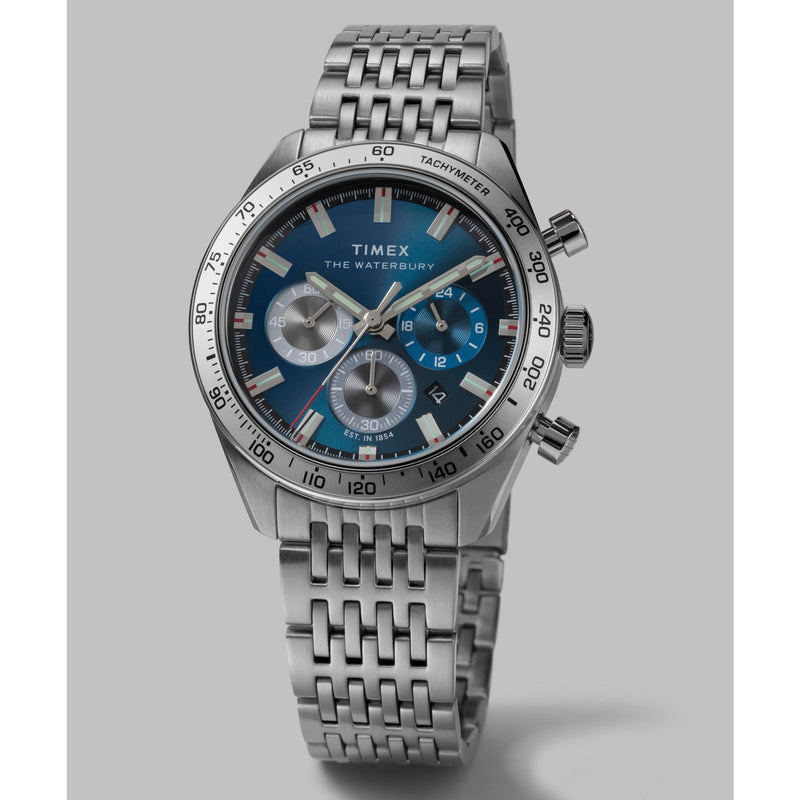 Timex Waterbury Round 21mm Blue Dial Analog Men Watch - TW2Y18500UJ Watch Timex
