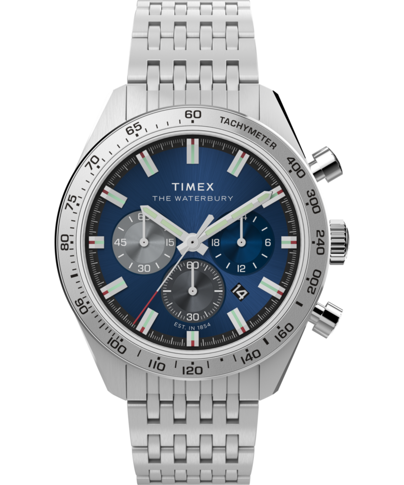 Timex Waterbury Round 21mm Blue Dial Analog Men Watch - TW2Y18500UJ Watch Timex
