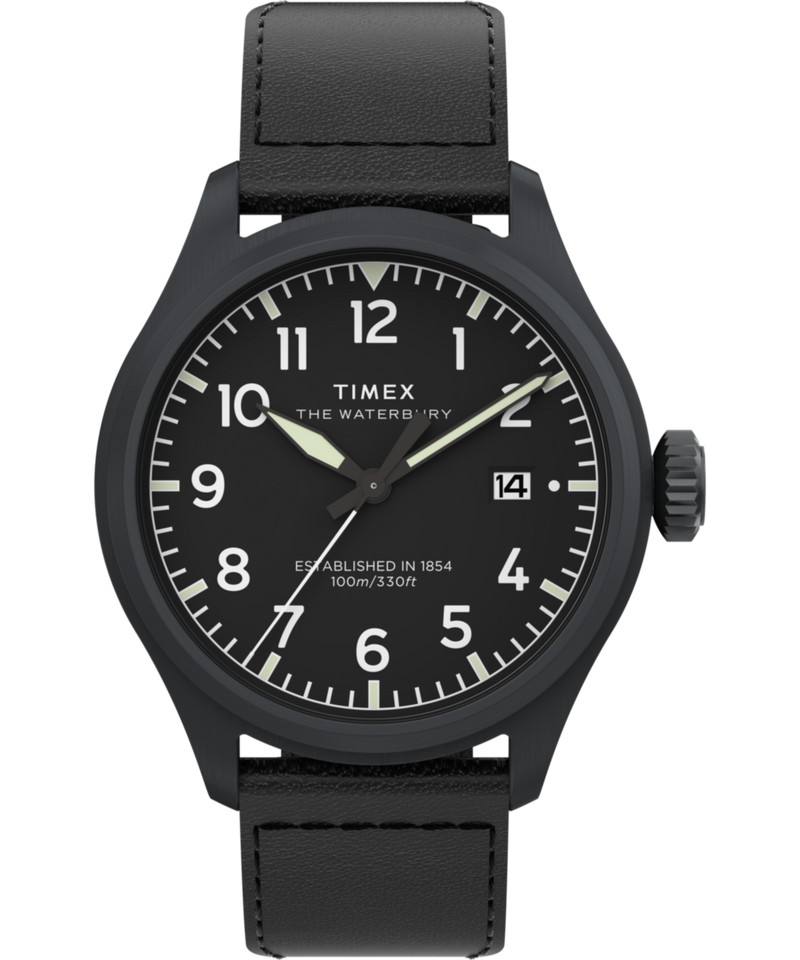 Timex Waterbury Round 21mm Black Dial Analog Men Watch - TW2Y18900UJ Watch Timex