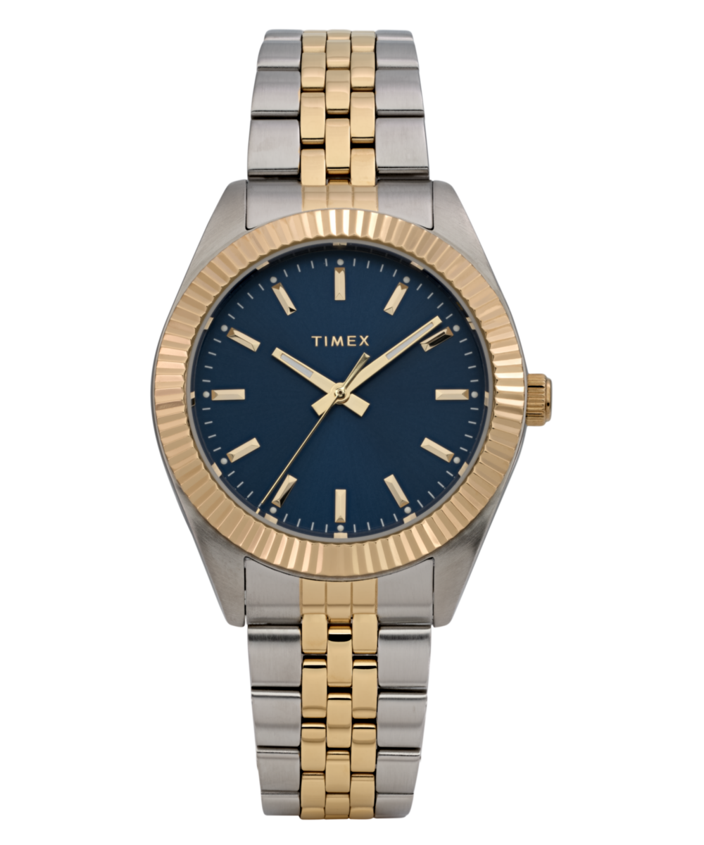 Timex Trend Round 21mm Blue Dial Analog Women Watch - TW2Y20200IK