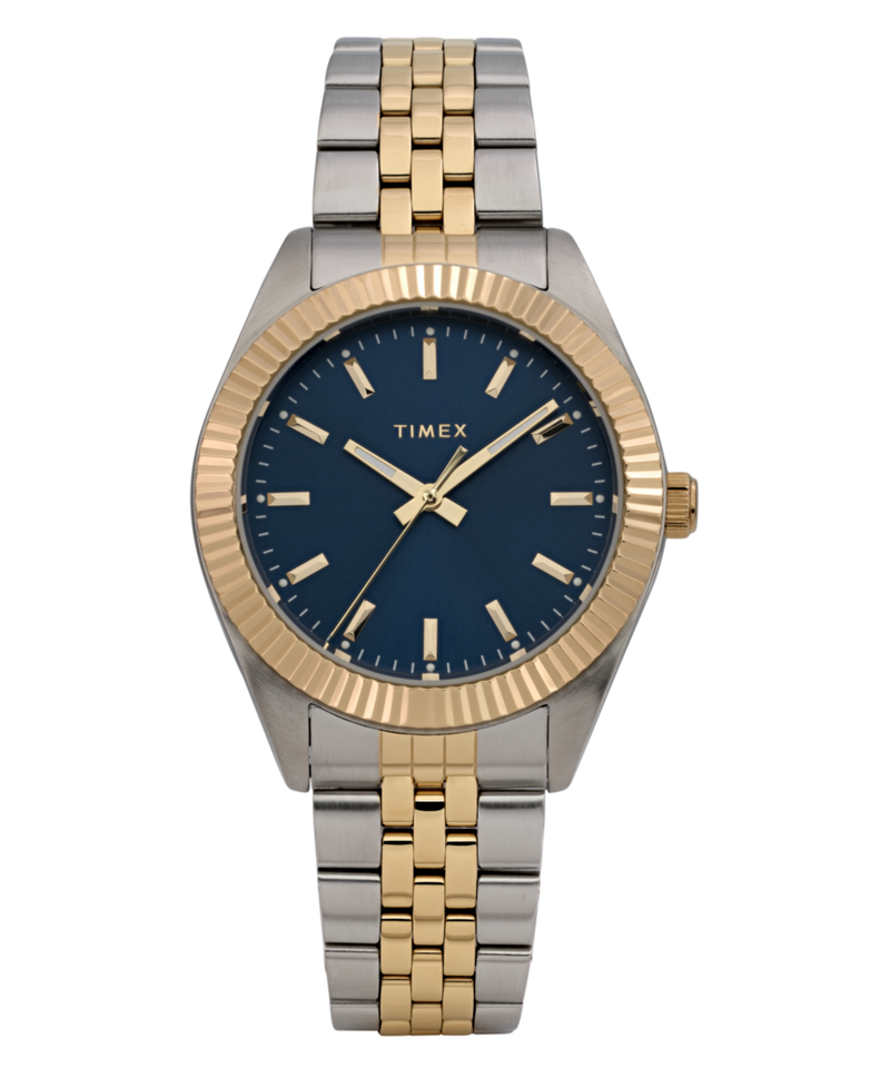 Timex Trend Round 21mm Blue Dial Analog Women Watch - TW2Y20200IK Watch Timex