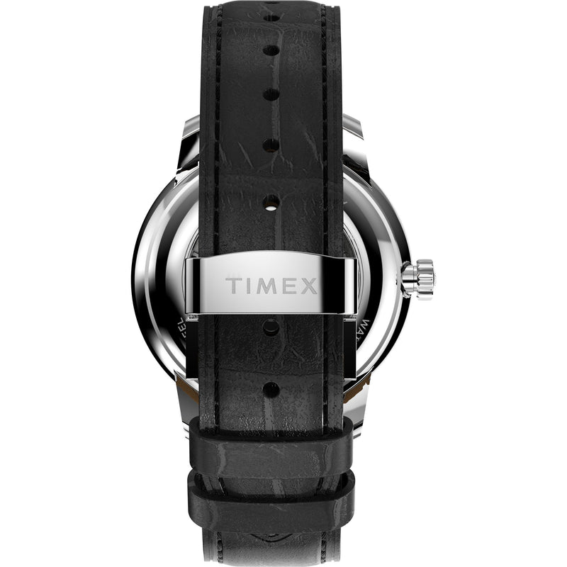 Timex Waterbury Round 21mm Silver Dial Mechanical Automatic Men Watch - TW2Y22900UJ Watch Timex