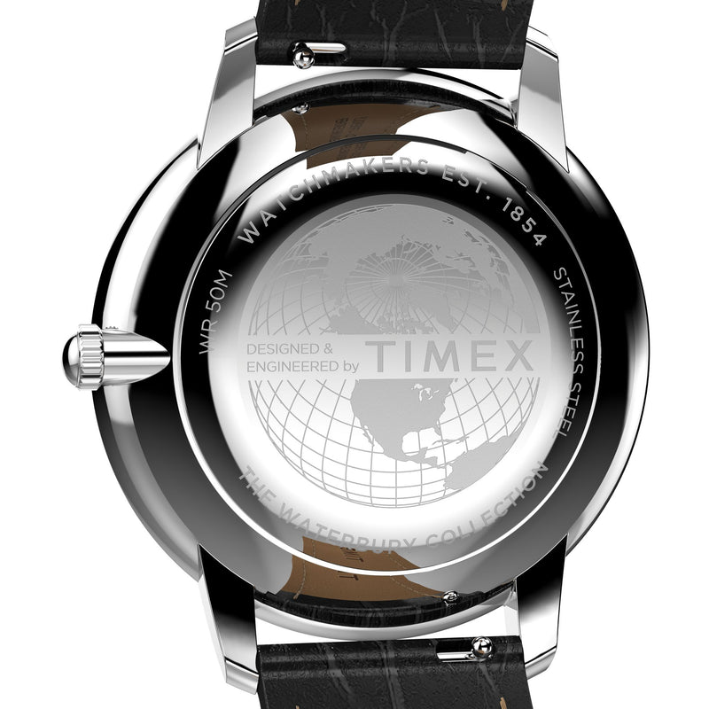 Timex Waterbury Round 21mm White Dial Analog Men Watch - TW2Y23100UJ Watch Timex