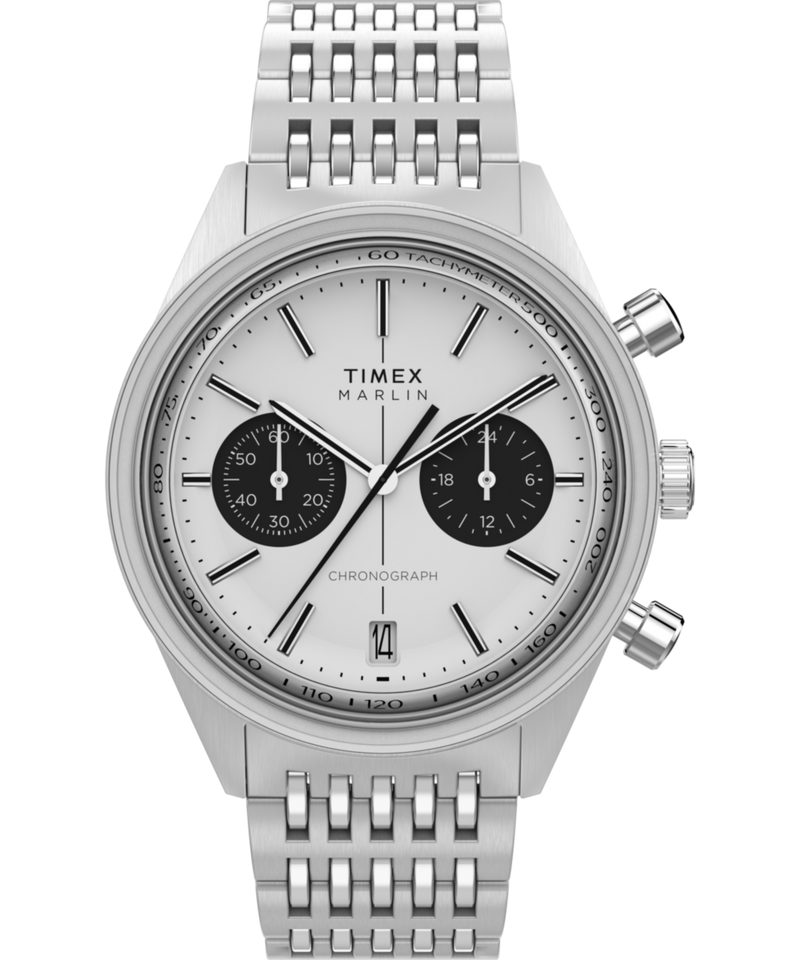 Timex Marlin Round 21mm Silver Dial Analog Men Watch - TW2Y24600IK Watch Timex