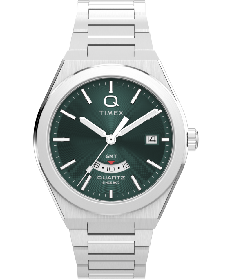 Timex Q Round 39mm Green Dial Analog Men Watch - TW2Y24800UJ Watch Timex