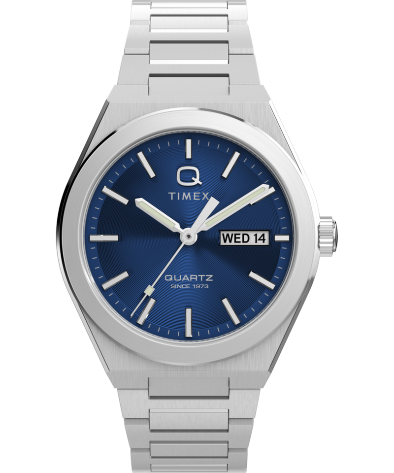Timex Q Continental Round 21mm Blue Dial Analog Men Watch - TW2Y25100IK Watch Timex