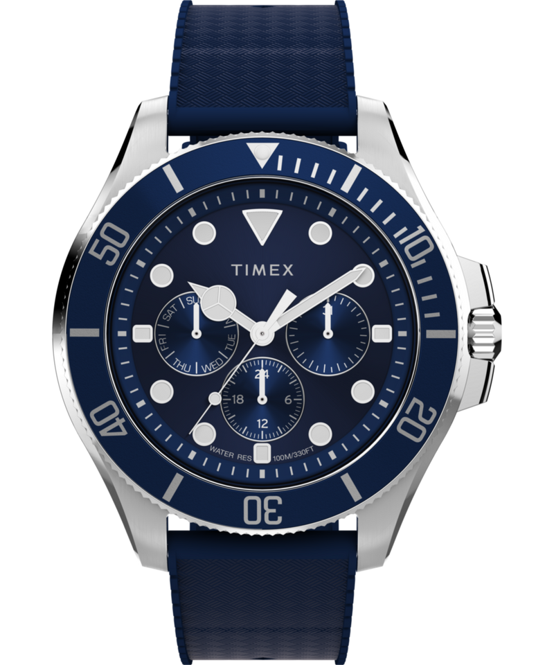 Timex Harborside Coast Round 43mm Blue Dial Analog Men Watch - TW2Y33400UJ Watch Timex