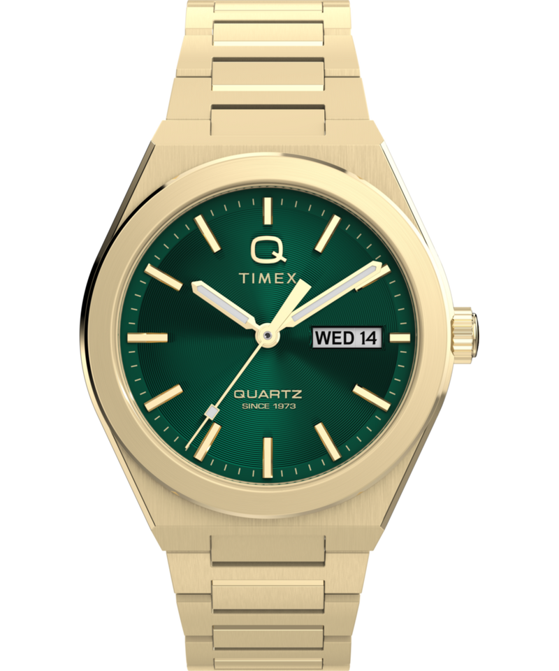 Timex Q Continental Round 39mm Green Dial Analog Men Watch - TW2Y35100IK Watch Timex