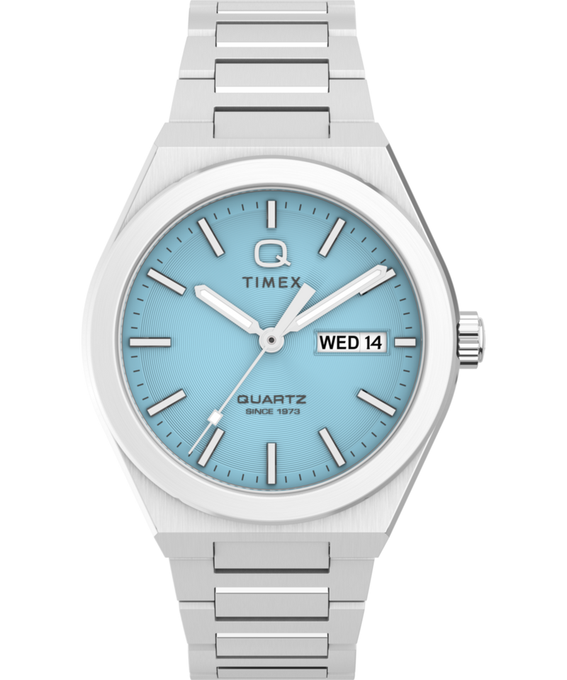 Timex Q Continental Round 21mm Blue Dial Analog Men Watch - TW2Y35200IK Watch Timex