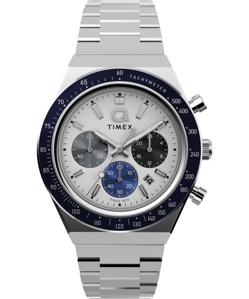 Timex Q Sport Round 40mm White Dial Analog Men Watch - TW2Y36200IK Watch Timex