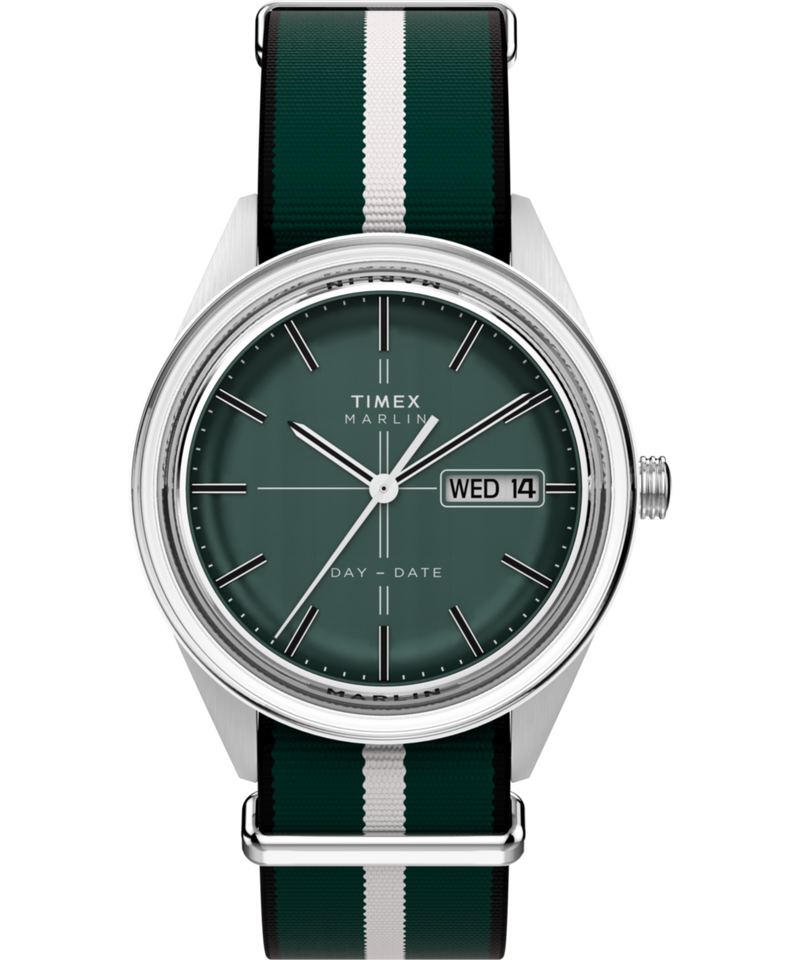 Timex Jet Round 38mm Green Dial Analog Men Watch - TW2Y37500UJ Watch Timex