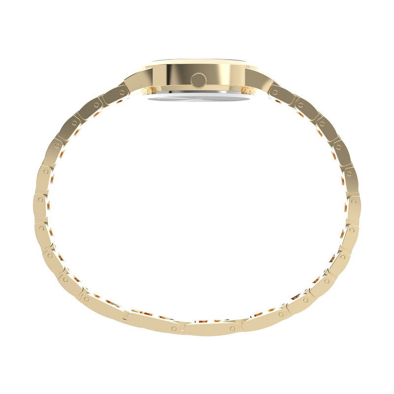 Timex Main Street Round 30mm Gold Dial Analog Women Watch - TW2Y38600JQ Watch Timex