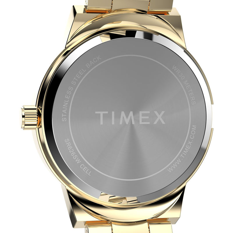 Timex Main Street Round 30mm Gold Dial Analog Women Watch - TW2Y38600JQ Watch Timex