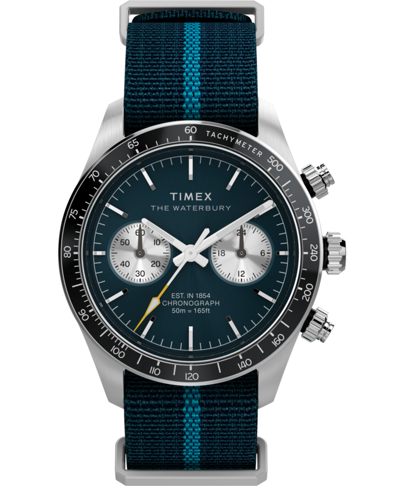 Timex Waterbury Round 39mm Blue Dial Analog Men Watch - TW2Y39000IK Watch Timex