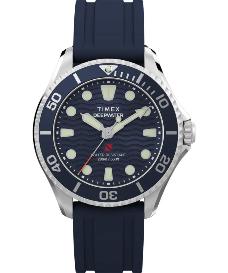 Timex Waterbury Round 21mm Blue Dial Analog Unisex Watch - TW2Y40300UJ Watch Timex
