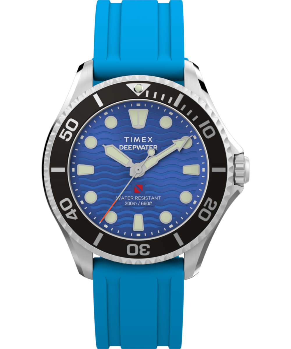 Timex Waterbury Round 21mm Blue Dial Analog Unisex Watch - TW2Y40400UJ