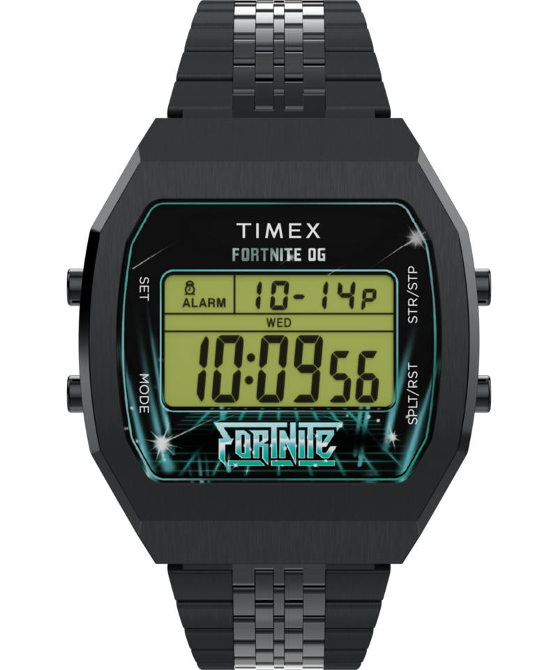 Timex x Fortnite T80 Rectangle Dial Digital Watch Watch Timex