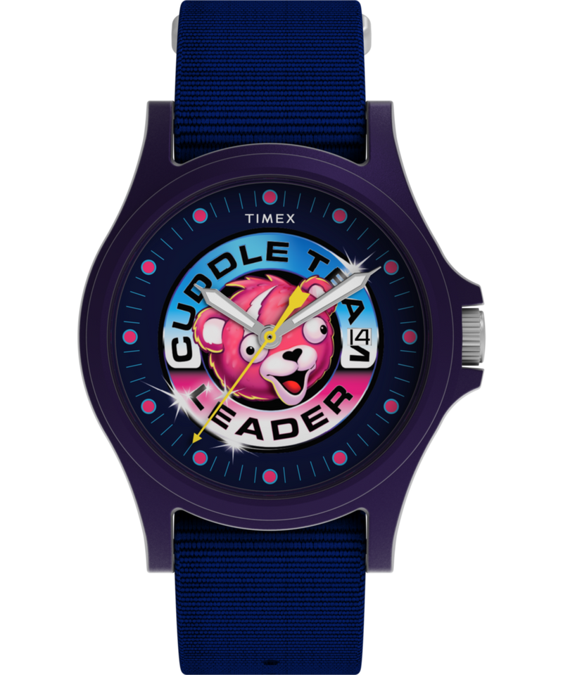 Timex x Fortnite Acadia Round Blue Dial Quartz Analog Watch Watch Timex