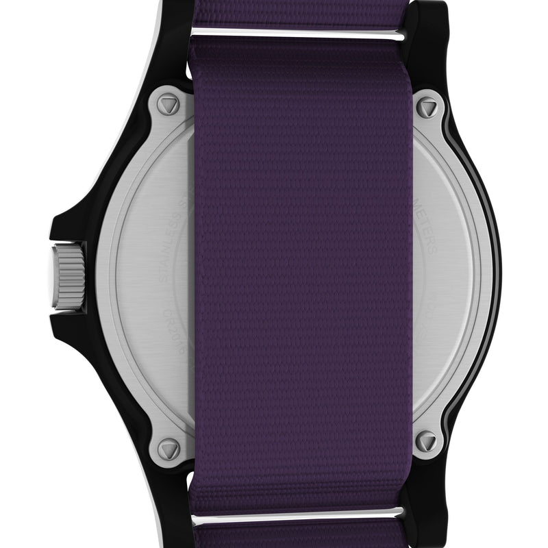 Timex x Fortnite Acadia Round Purple Dial Quartz Analog Watch Watch Timex
