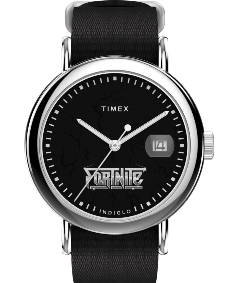 Timex x Fortnite Weekender Round Black Dial Quartz Analog Watch Watch Timex