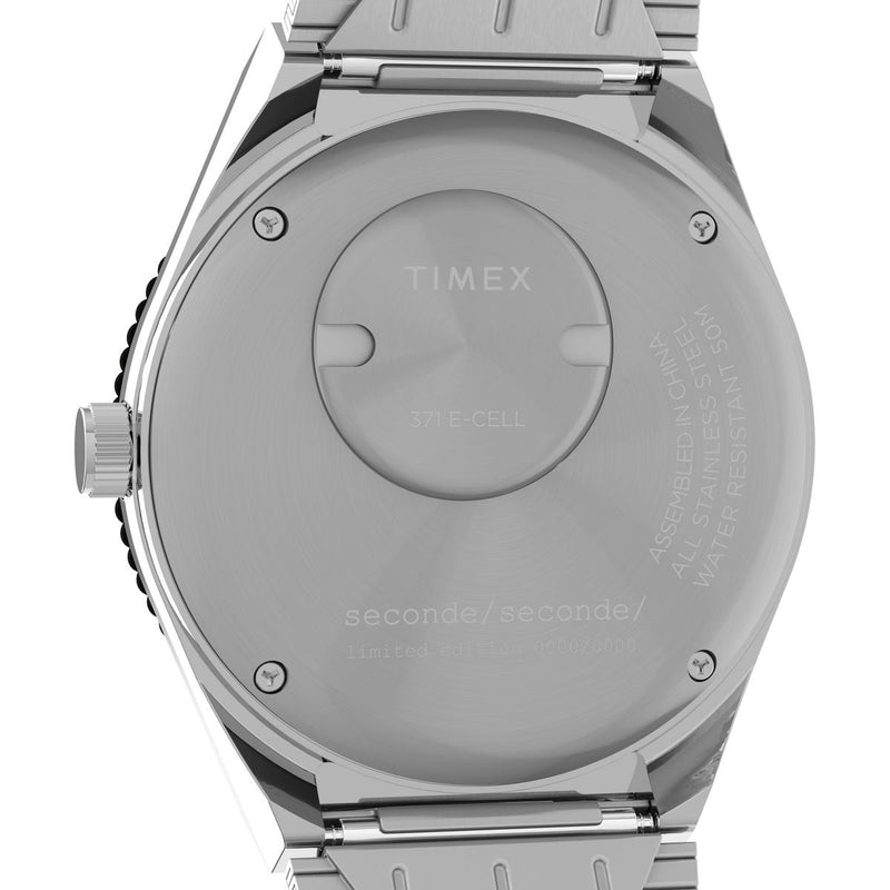 Timex Seconde/Seconde Round 21mm Black Dial Analog Unisex Watch - TW2Y48100X6 Watch Timex