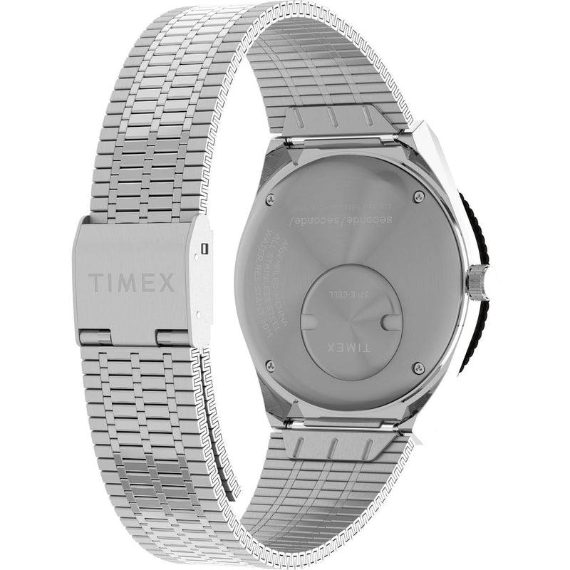 Timex Seconde/Seconde Round 21mm Black Dial Analog Unisex Watch - TW2Y48100X6 Watch Timex