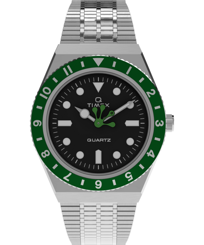 Timex Seconde/Seconde Round 21mm Black Dial Analog Unisex Watch - TW2Y48100X6 Watch Timex