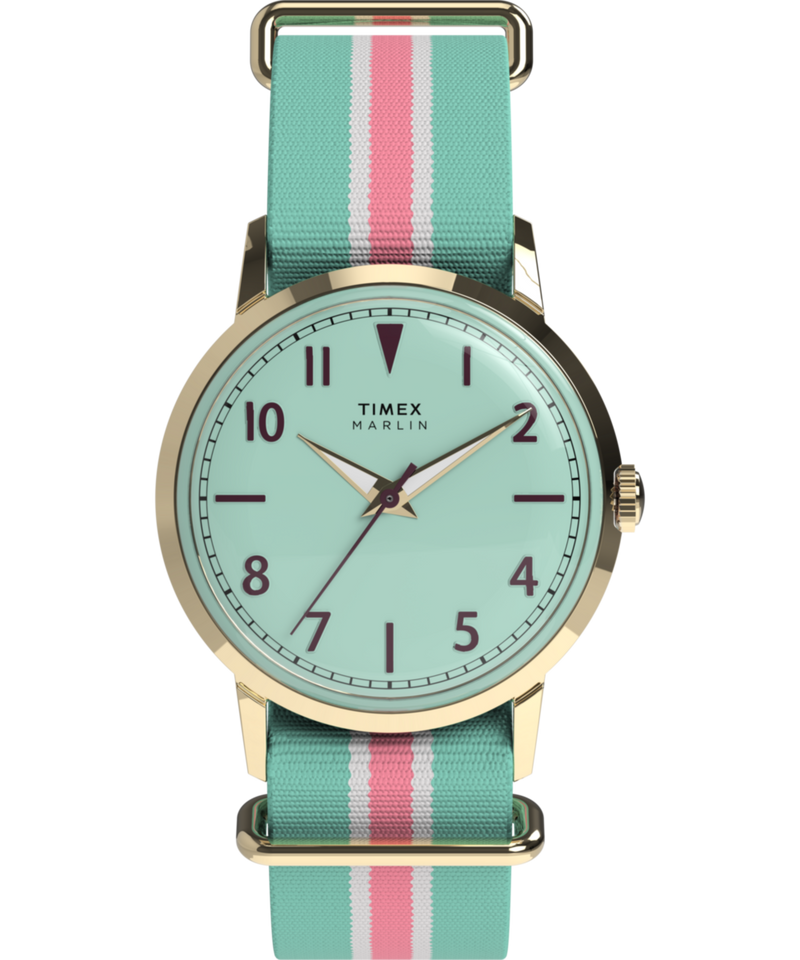 Timex Marlin Round 34mm Green Dial Analog Women Watch - TW2Y49700UJ Watch Timex
