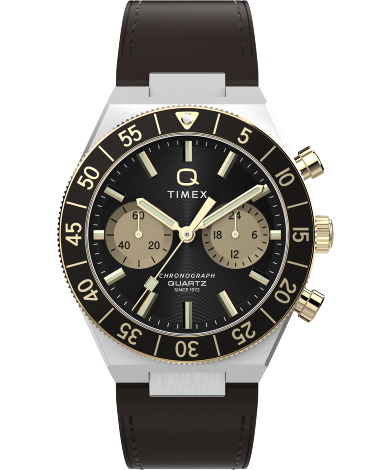 Timex Q Round 40mm Black Dial Analog Men Watch - TW2Y56000IK Watch Timex