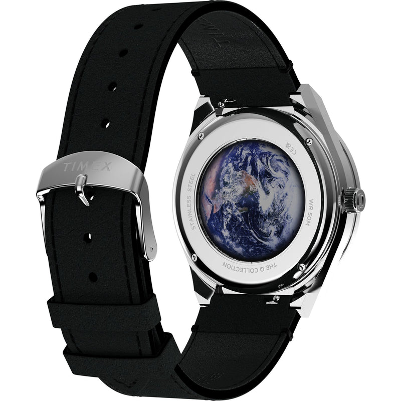 Q Timex NASA 40mm Leather Strap Watch - TW2Y56800UJ Watch Timex
