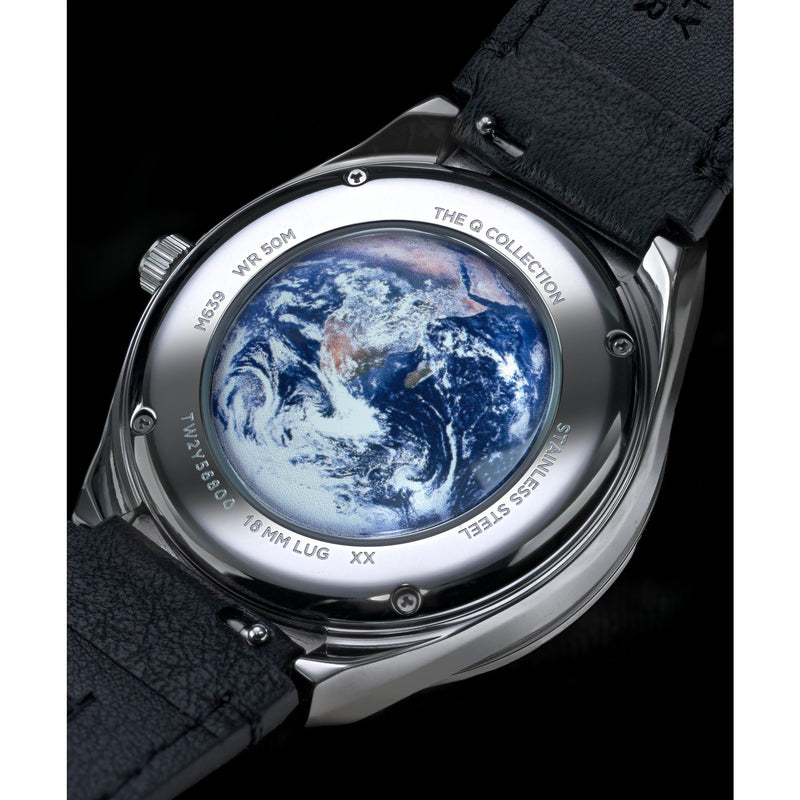 Q Timex NASA 40mm Leather Strap Watch - TW2Y56800UJ Watch Timex