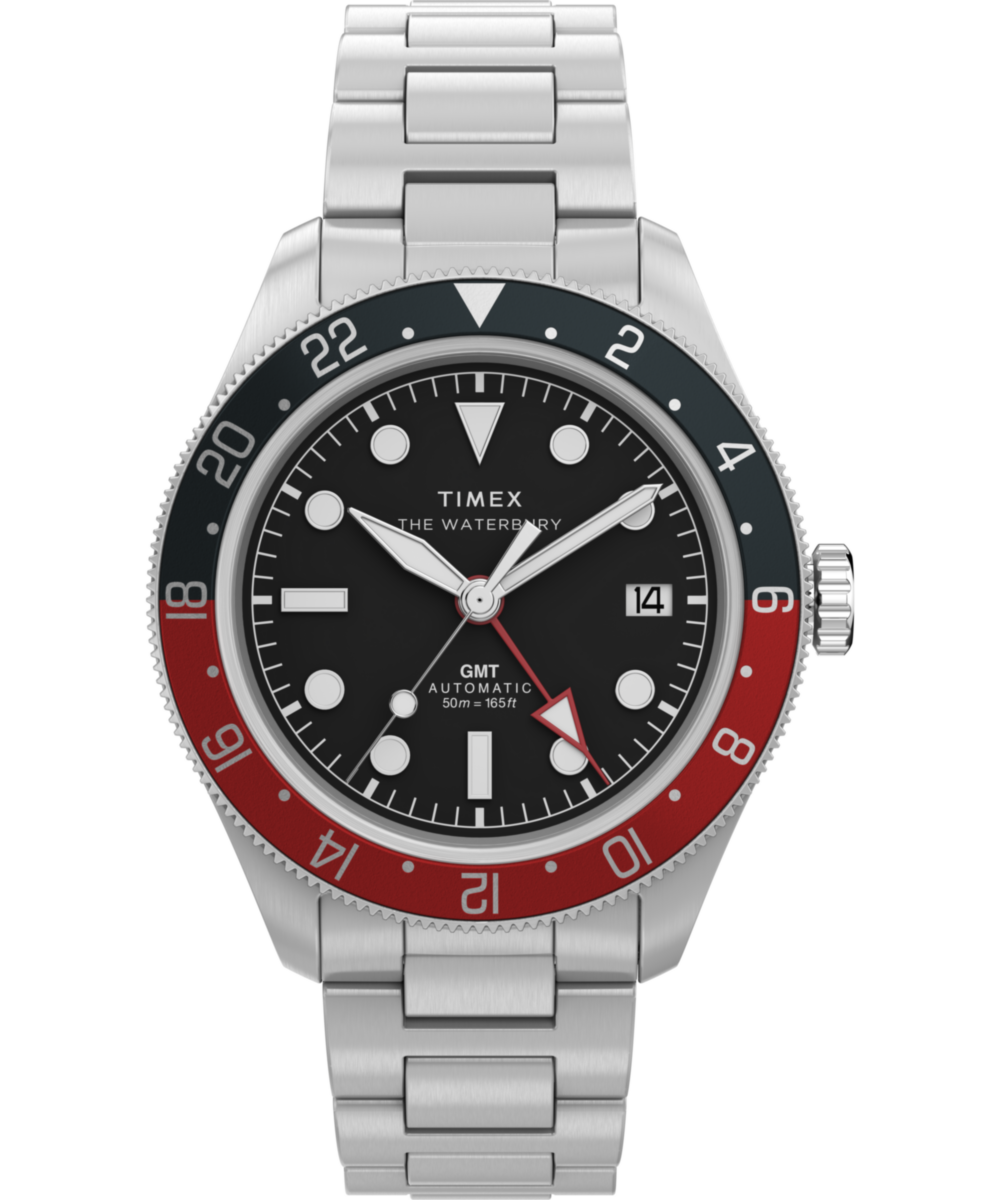 Timex Waterbury Round 42mm Black Dial Mechanical Automatic Men Watch - TW2Y60600UJ