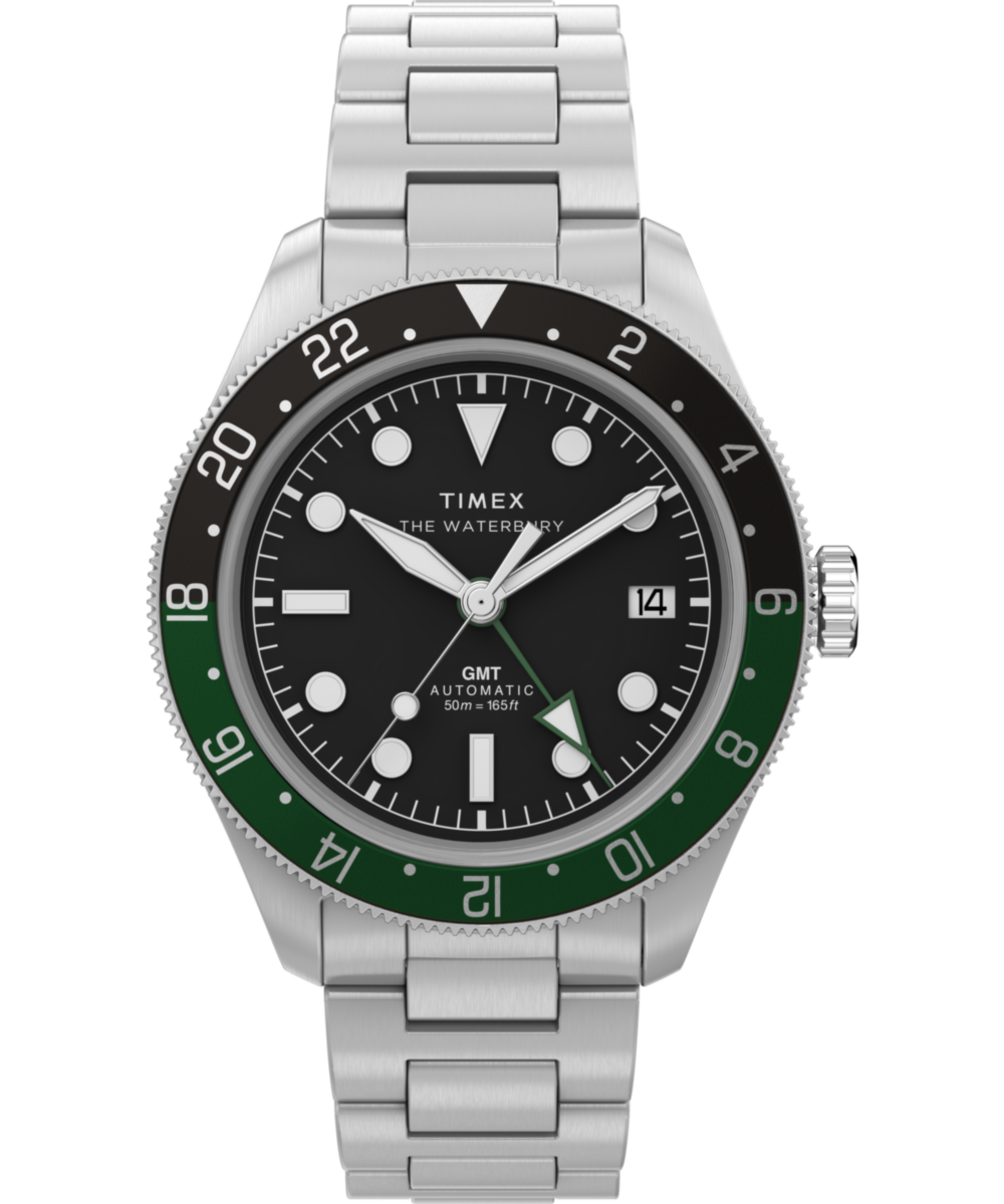 Timex Waterbury Round 42mm Black Dial Mechanical Automatic Men Watch - TW2Y60800UJ