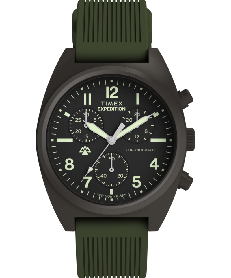 Timex Expedition Tonneau 41mm Green Dial Analog Men Watch - TW2Y61100UJ Watch Timex