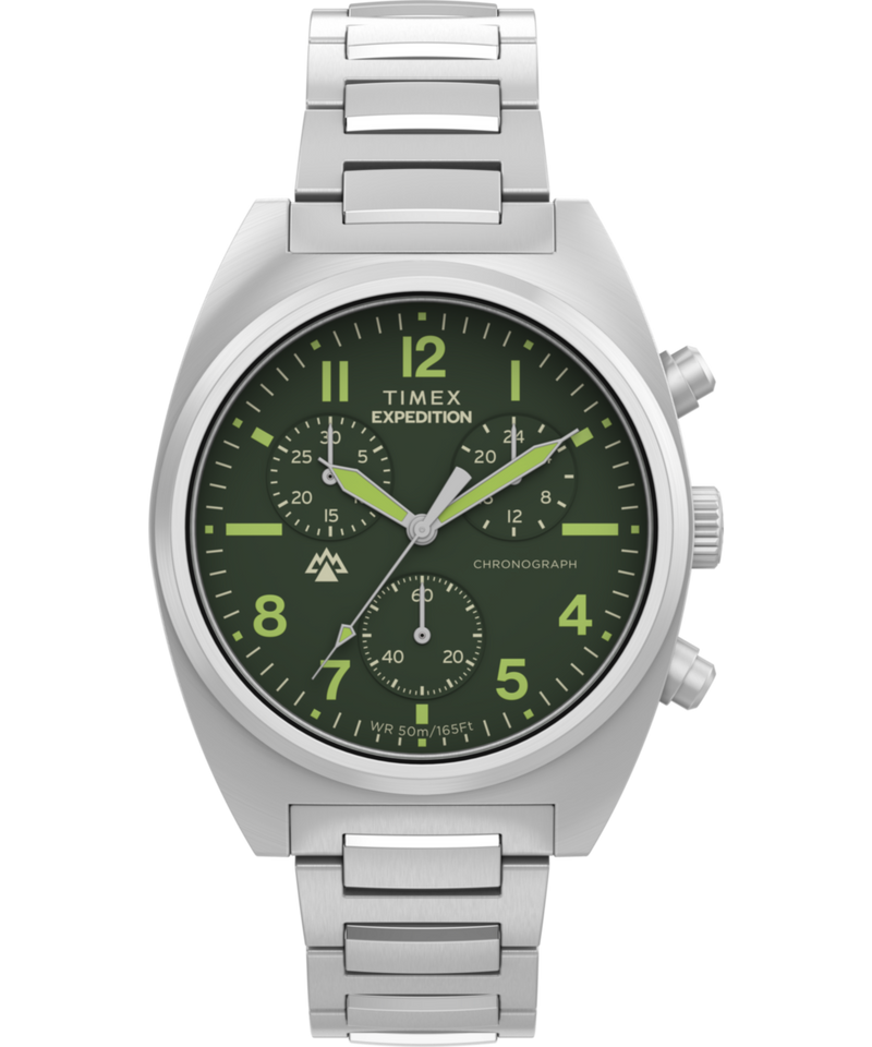 Timex Expedition Tonneau 41mm Green Dial Analog Men Watch - TW2Y61300UJ Watch Timex