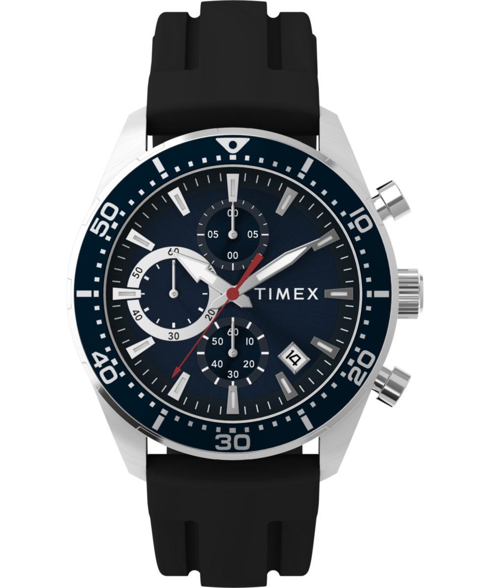 Timex Trend Round 42mm Blue Dial Analog Men Watch - TW2Y62300UJ
