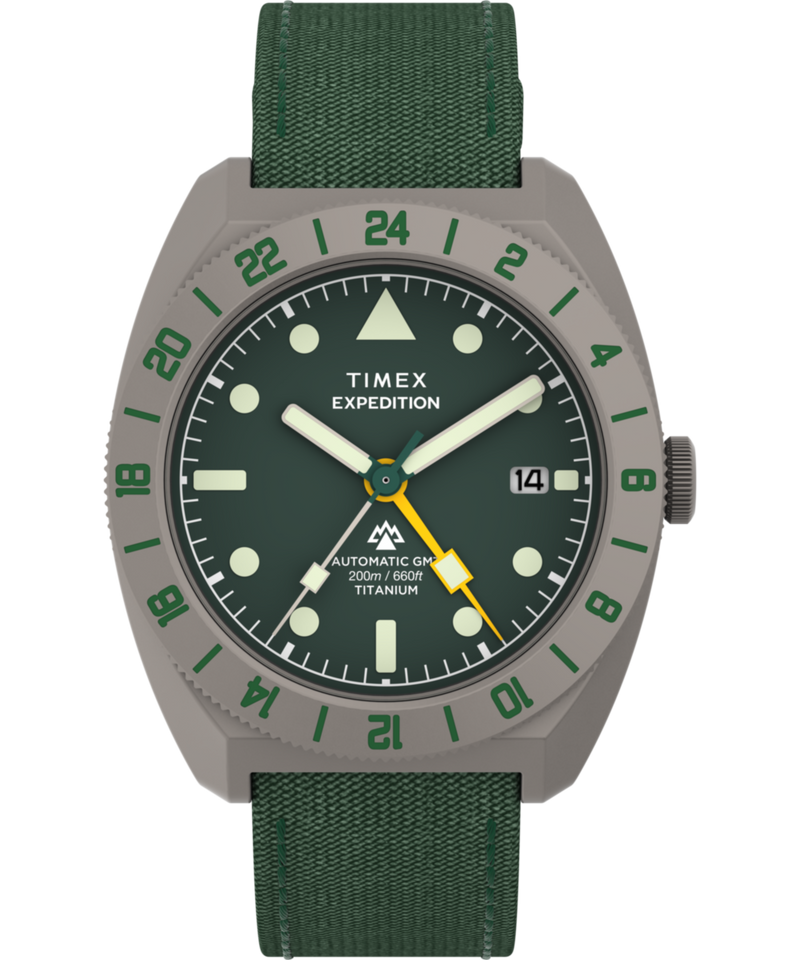 Timex Expedition Tonneau 41mm Green Dial Mechanical Automatic Men Watch - TW2Y63400UJ Watch Timex