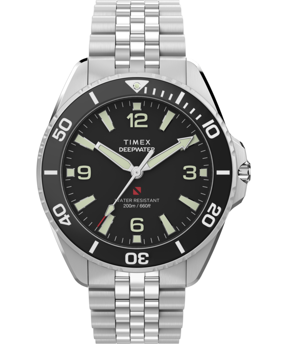 Timex Deepwater Arctic Round 41mm Black Dial Analog Men Watch - TW2Y64500IK