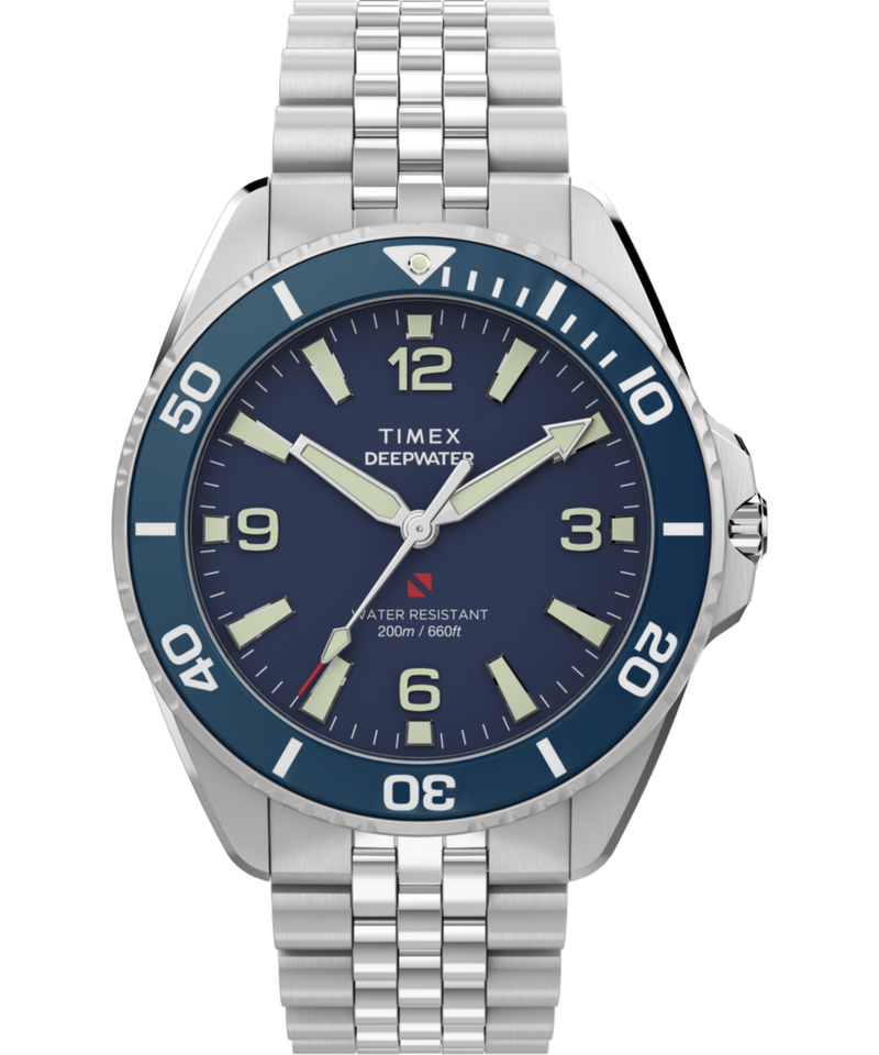 Timex Deepwater Arctic Round 41mm Blue Dial Analog Men Watch - TW2Y64600IK Watch Timex