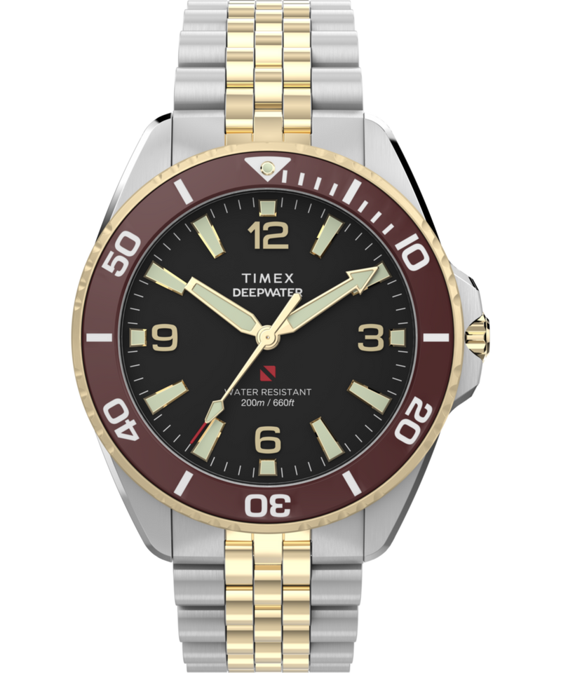 Timex Deepwater Arctic Round 41mm Black Dial Analog Men Watch - TW2Y64700IK Watch Timex