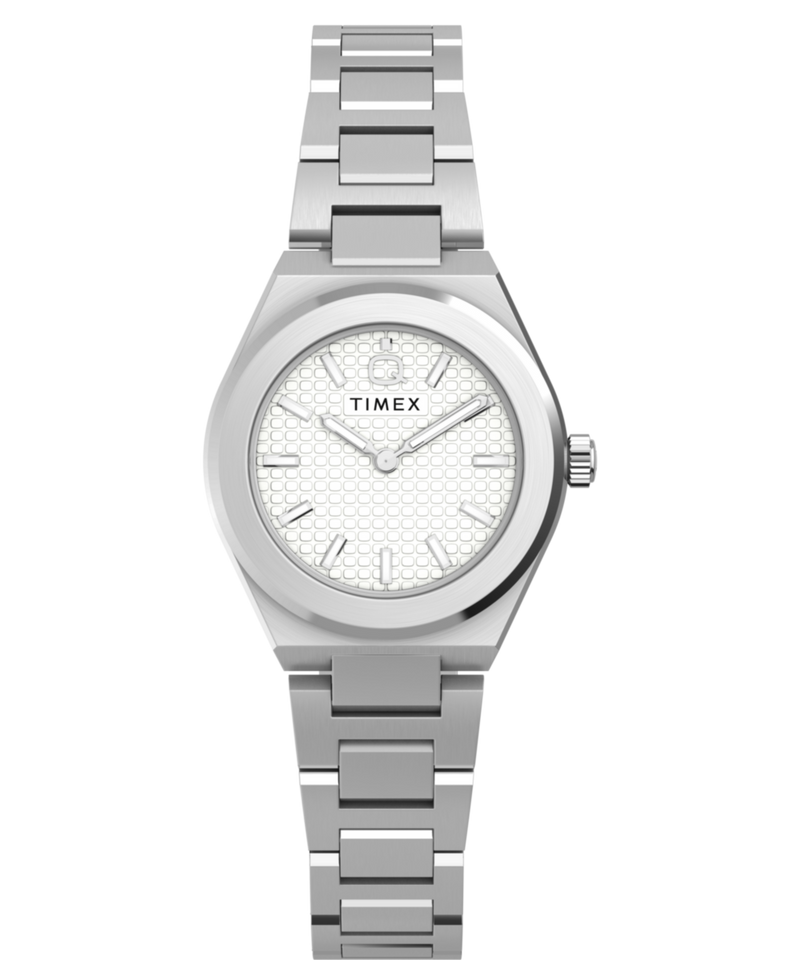 Timex Q Round 24mm Silver Dial Analog Women Watch - TW2Y68500UJ Watch Timex