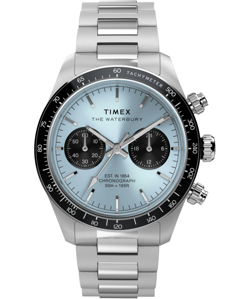 Timex Waterbury Round 39mm Blue Dial Analog Men Watch - TW2Y70500IK Watch Timex