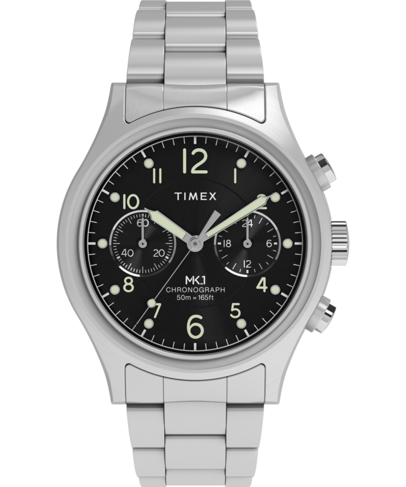 Timex Round 40mm Black Dial Analog Men Watch - TW2Y71000UJ Watch Timex