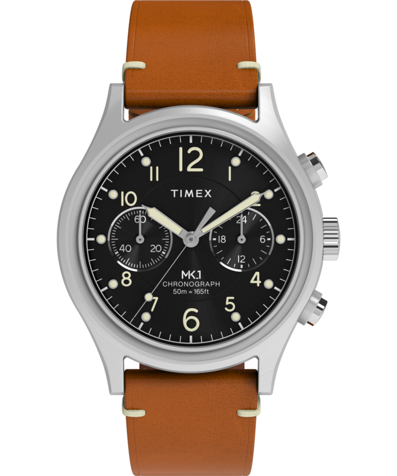 Timex Round 40mm Black Dial Analog Men Watch - TW2Y71100UJ Watch Timex