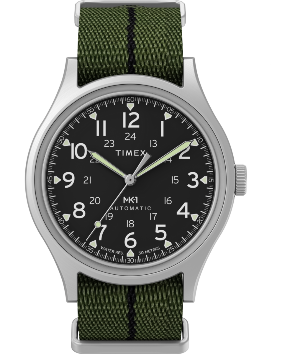 Timex Round 40mm Black Dial Mechanical Automatic Men Watch - TW2Y71700UJ