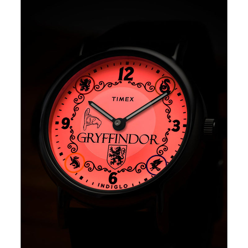 Harry Potter x Timex Weekender Gryffindor House 38mm Leather Strap Watch Watch Timex