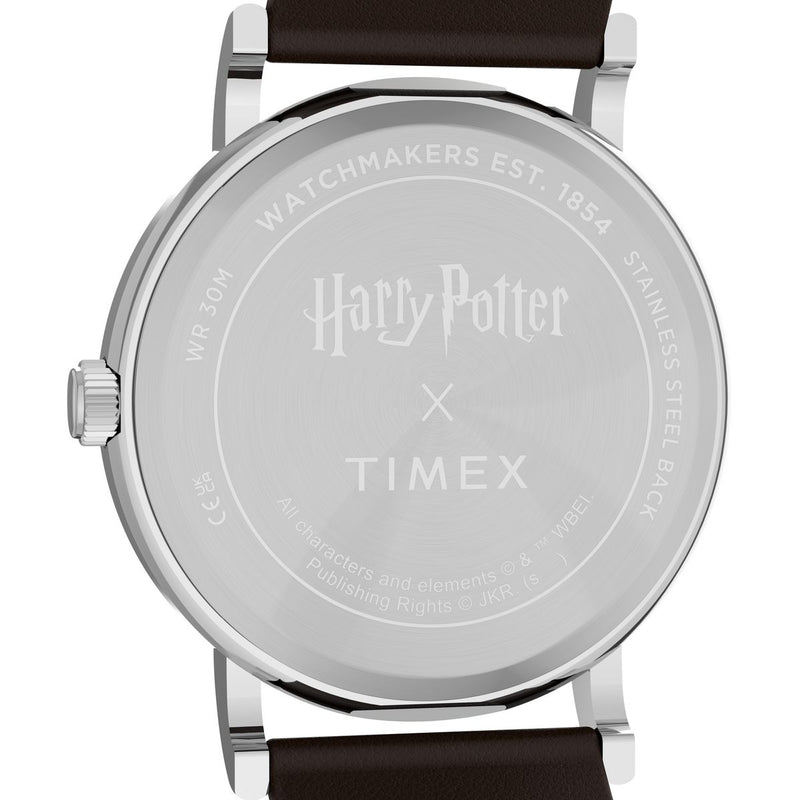 Harry Potter x Timex Weekender Hufflepuff House 38mm Leather Strap Watch Watch Timex