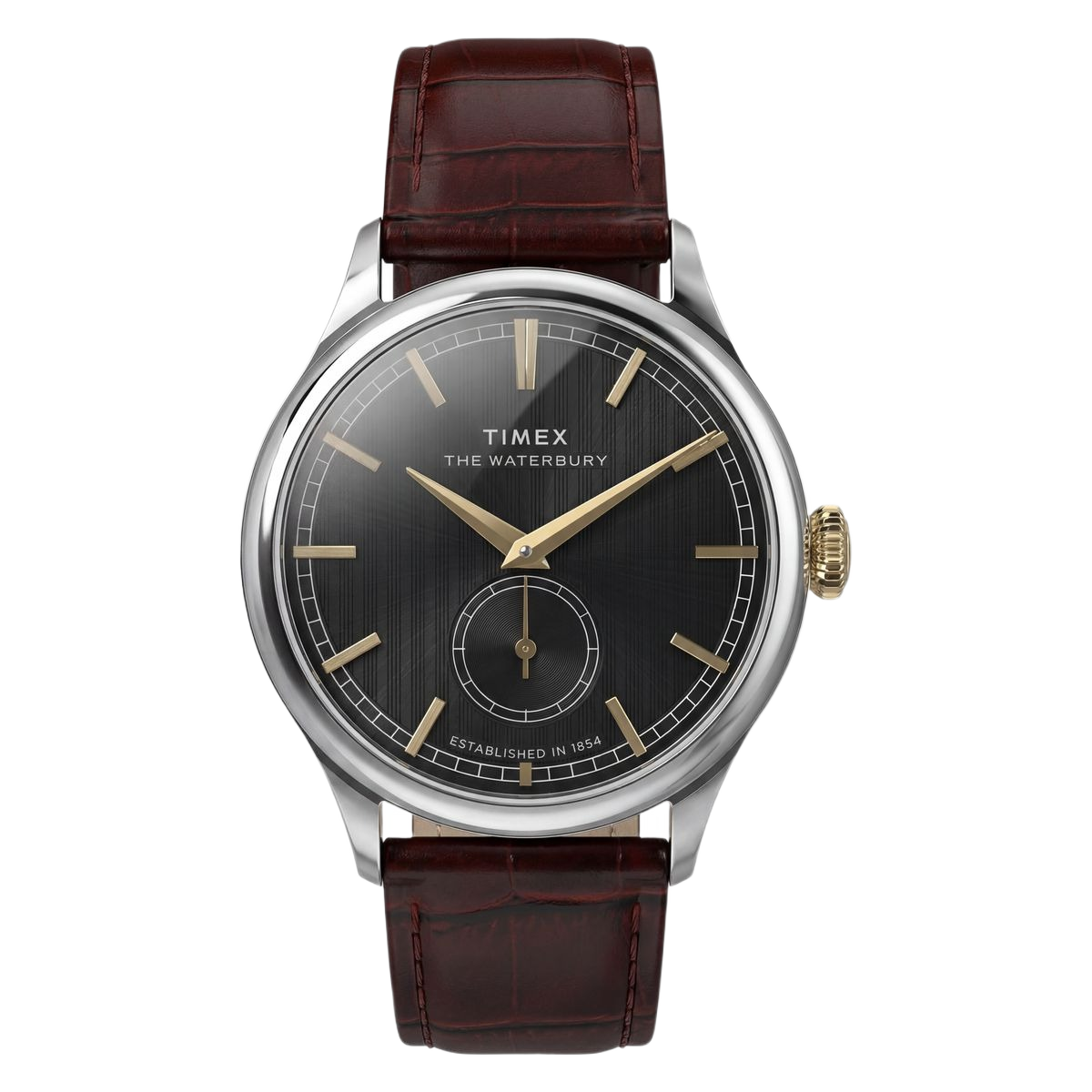 Timex Waterbury Round 39mm Black Dial Analog Men Watch - TW2Y92100UJ