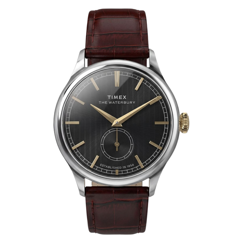 Timex Waterbury Round 39mm Black Dial Analog Men Watch - TW2Y92100UJ Watch Timex