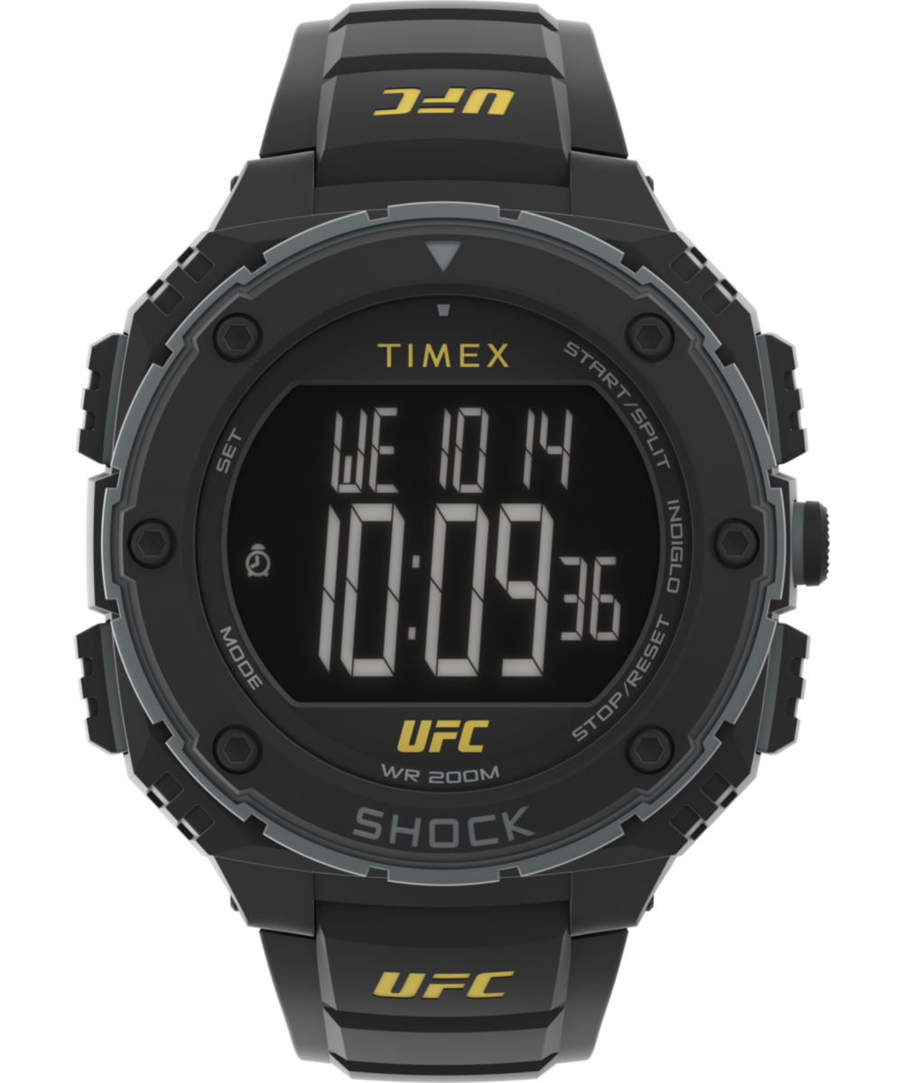 Timex UFC Round 21mm Black Dial Digital Men Watch - TW4B272000D